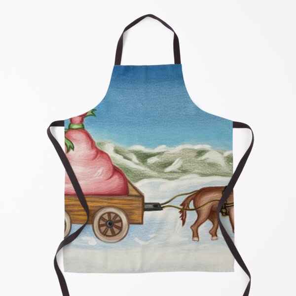 Item preview, Christmas sleigh and puppy designed and sold by ZYANZA SIEMPRE.