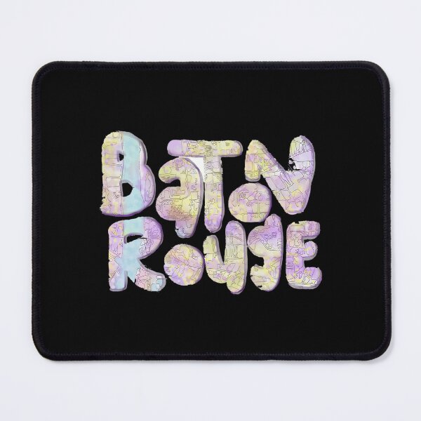Item preview, Baton Rouge Map designed and sold by cliftonmccoy.