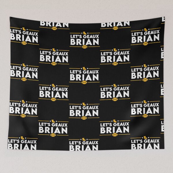 Item preview, Let'S Geaux Brian  Purple And Gold Tiger Football designed and sold by cliftonmccoy.
