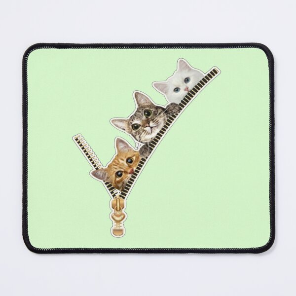 Item preview, Cute Cats in a Zipper Pouch - Unique & Playful Design designed and sold by My-Hoodies.