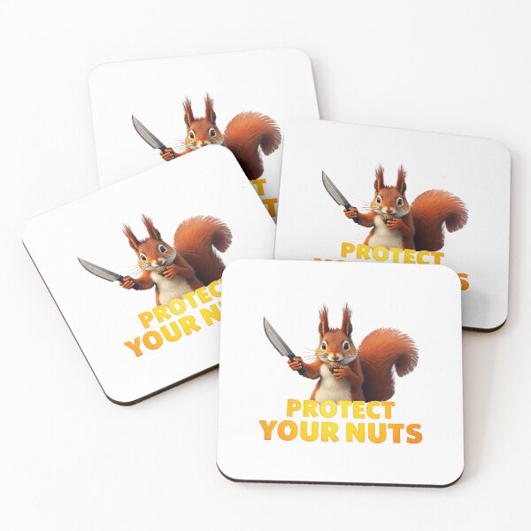 Item preview, Protect Your Nuts Funny Squirrel designed and sold by TeeARTHY.