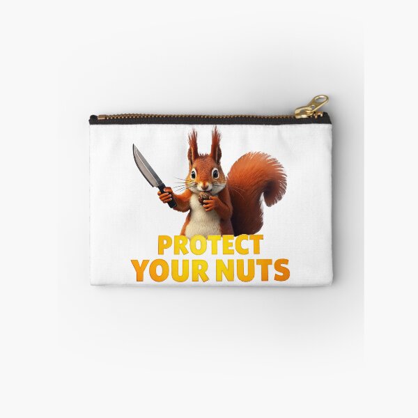 Item preview, Protect Your Nuts Funny Squirrel designed and sold by TeeARTHY.