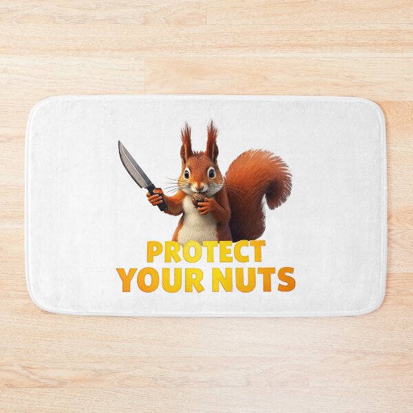 Item preview, Protect Your Nuts Funny Squirrel designed and sold by TeeARTHY.