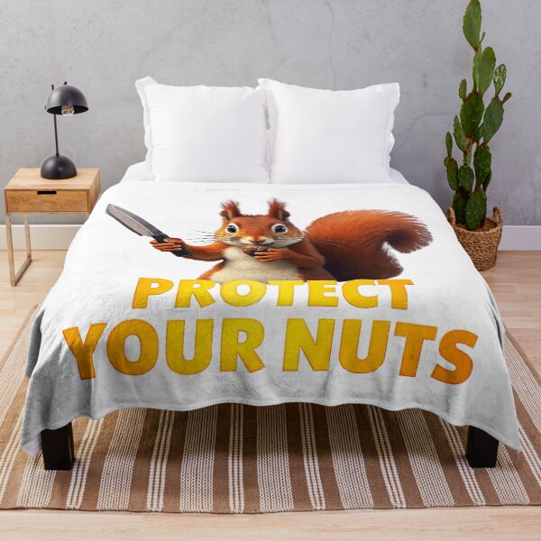 Item preview, Protect Your Nuts Funny Squirrel designed and sold by TeeARTHY.
