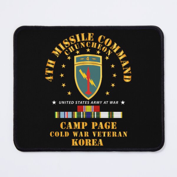 Item preview, Army - 4th Missile Command - Camp Page - Chuncheon, Korea - Cold War Veteran X 300 designed and sold by Military Insignia Products.