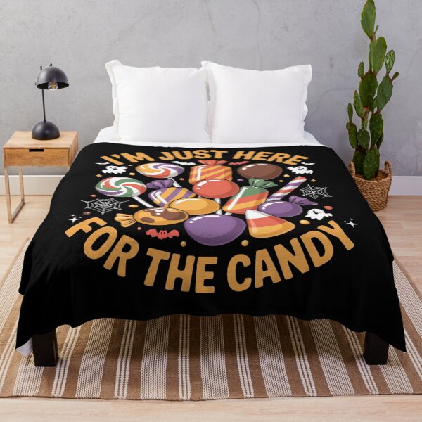 Item preview, I’m Just Here for the Candy – Funny Halloween Trick or Treat Design designed and sold by ArtByKatti.