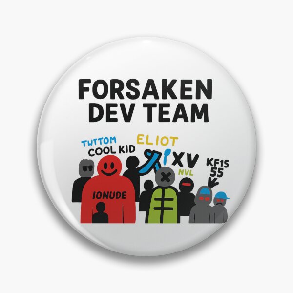 Item preview, Forsaken Dev Team Cartoon Characters designed and sold by AdokeLogo.