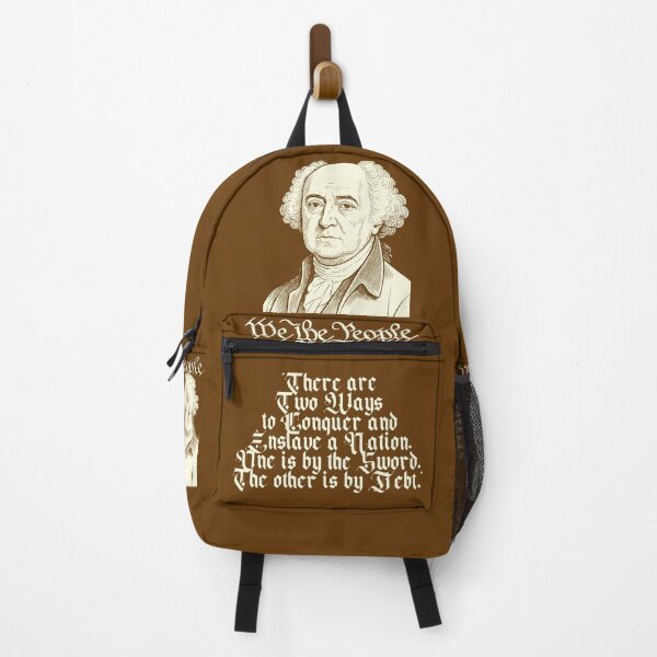 Item preview, We the People - John Adams Sword & Debt Quote designed and sold by CRHPOD20.