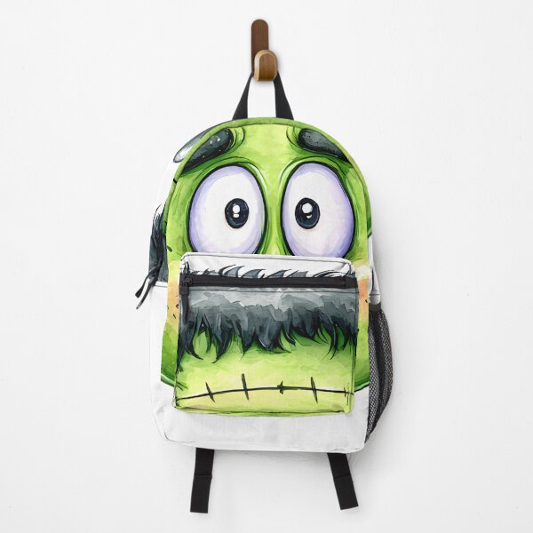 Item preview, Cute Cartoon Frankenstein Head – Funny Green Monster Character designed and sold by DesignArtist.ia.