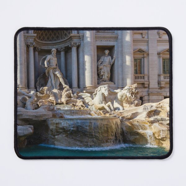 Item preview, Trevi Fountain: Marble Statues and Cascading Water Amid Classic Rome Architecture designed and sold by Nmallia.