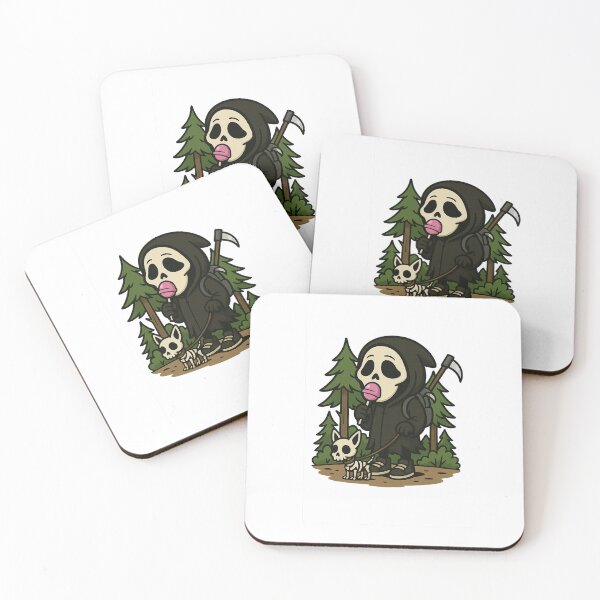 Item preview, Little Reaper and his dog in the forest designed and sold by LOCOSOULZ.