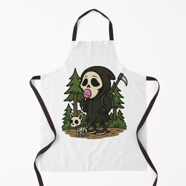 Item preview, Little Reaper and his dog in the forest designed and sold by LOCOSOULZ.