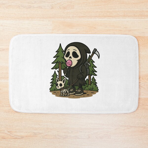 Item preview, Little Reaper and his dog in the forest designed and sold by LOCOSOULZ.