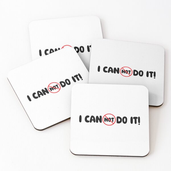 Item preview, I Can Do It Motivation Confidence Mindset Training Quote designed and sold by shirt-o-mat.
