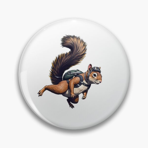 Item preview,  Flying Aviator Squirrel with Goggles designed and sold by TeeARTHY.