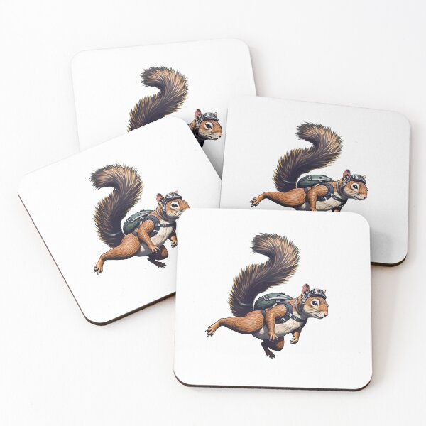 Item preview,  Flying Aviator Squirrel with Goggles designed and sold by TeeARTHY.