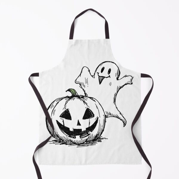 Item preview, Playful Ghost & Pumpkin designed and sold by GlowPix.