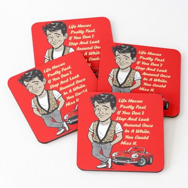 Item preview, Ferris Bueller Life Moves Pretty Fast Dks designed and sold by Alema Art.