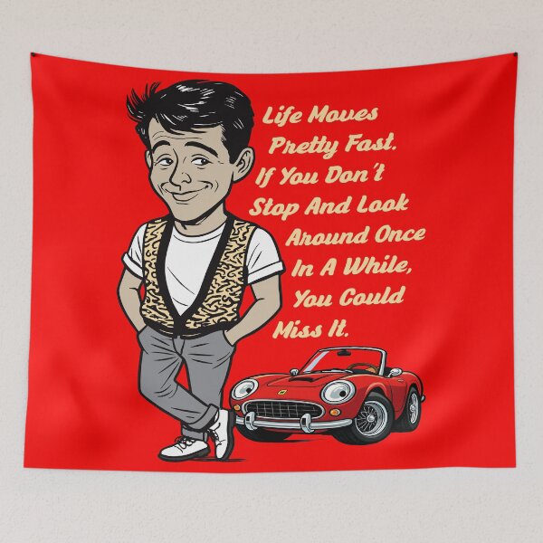 Item preview, Ferris Bueller Life Moves Pretty Fast Dks designed and sold by Alema Art.
