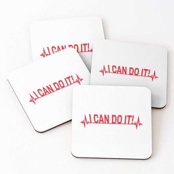 Item preview, I Can Do It Motivation Heartbeat Pulse Training Quote designed and sold by shirt-o-mat.