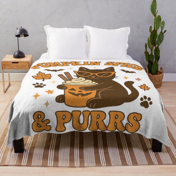 Item preview, Pumpkin Spice & Purrs – Cute Halloween Cat designed and sold by TWdesign74.