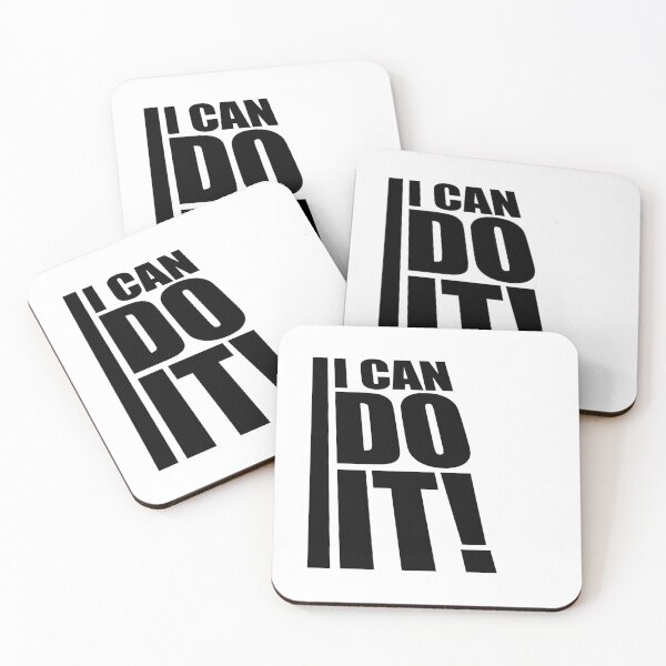 Item preview, I Can Do It Motivation Confidence Mindset Training Quote designed and sold by shirt-o-mat.
