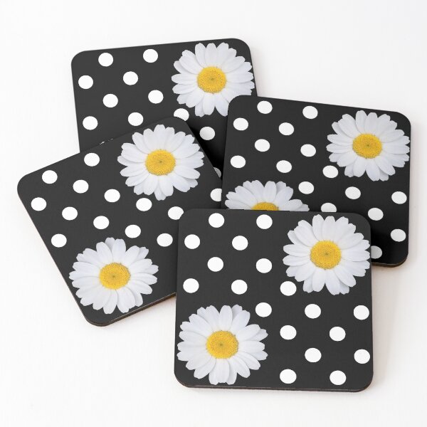 Item preview, Happy Playful Retro Polka Dot Daisy Charm Shapes Mania designed and sold by Shapes-Mania.