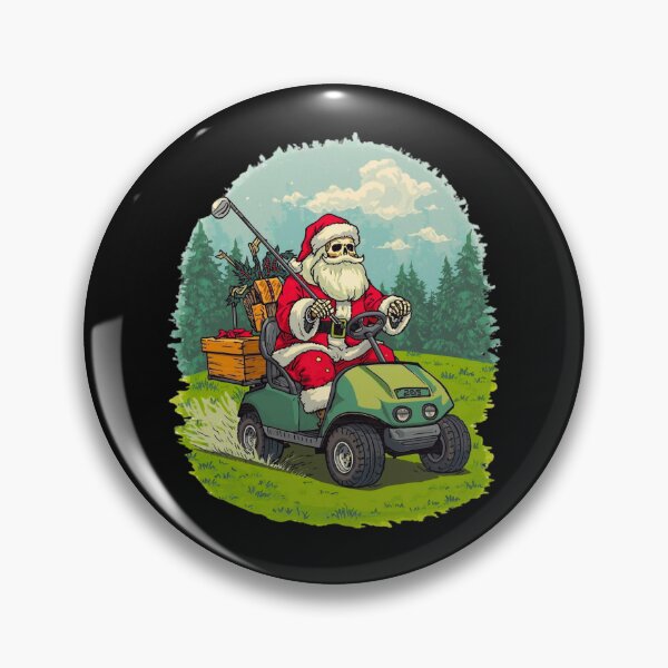 Artikelvorschau, Santa Skelett Golfwagenfahrer entworfen und verkauft von Zakrytos ★★★★★.