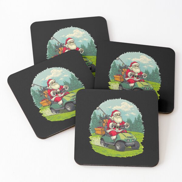 Item preview, Santa Skeleton Golf Cart Driver designed and sold by Zakrytos ★★★★★.