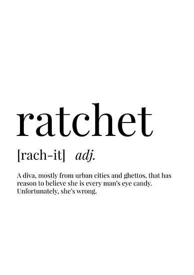 meaning of ratchet urban dictionary