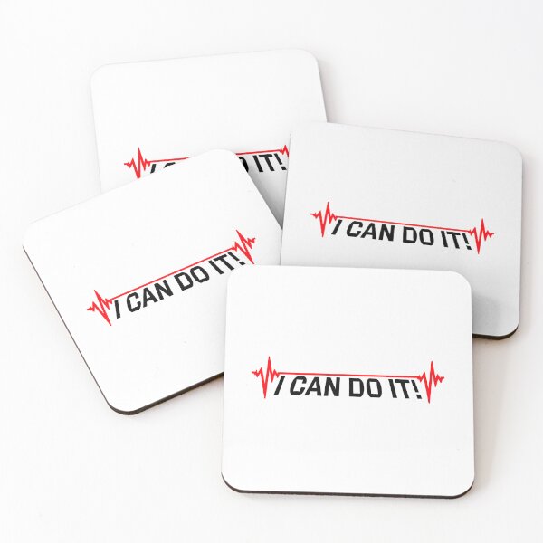 Item preview, I Can Do It Motivation Heartbeat Pulse Training Quote designed and sold by shirt-o-mat.