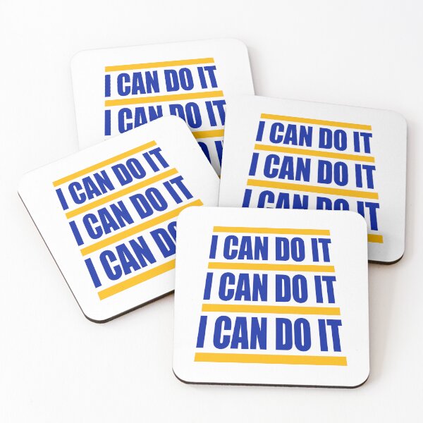 Item preview, I Can Do It Motivation Confidence Mindset Training Quote designed and sold by shirt-o-mat.