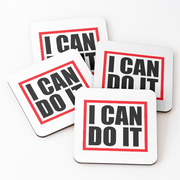 Item preview, I Can Do It Motivation Confidence Mindset Training Quote designed and sold by shirt-o-mat.