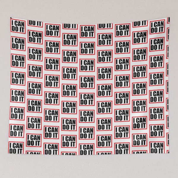 Item preview, I Can Do It Motivation Confidence Mindset Training Quote designed and sold by shirt-o-mat.