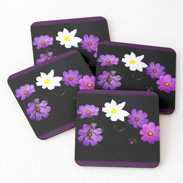 Item preview, 5 Cosmos Flowers Blossoms Pink and White designed and sold by DianeBP.