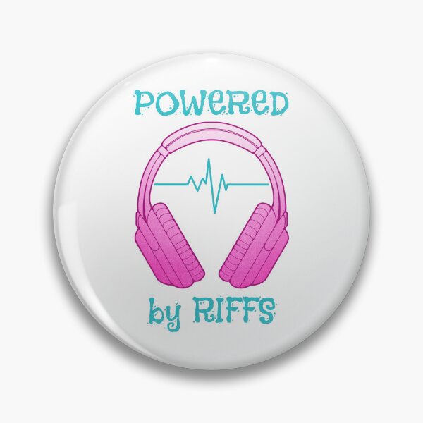 Item preview, Headphones | Powered By Riffs designed and sold by ObsidianDaz.