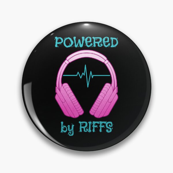 Item preview, Headphones | Powered By Riffs designed and sold by ObsidianDaz.