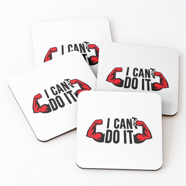Item preview, I Can Do It Motivation Bodybuilder Mindset Training Quote designed and sold by shirt-o-mat.