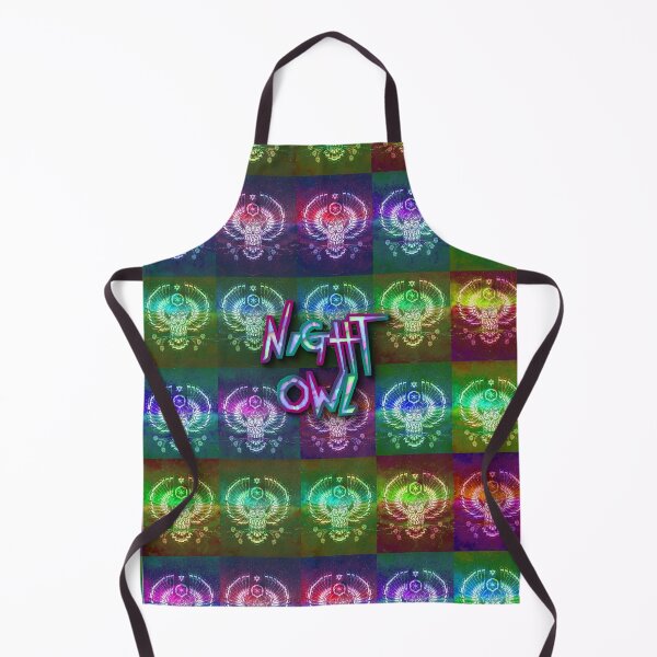 Item preview, Night Owl Neon Party People Technicolor Pattern designed and sold by FestDrip.