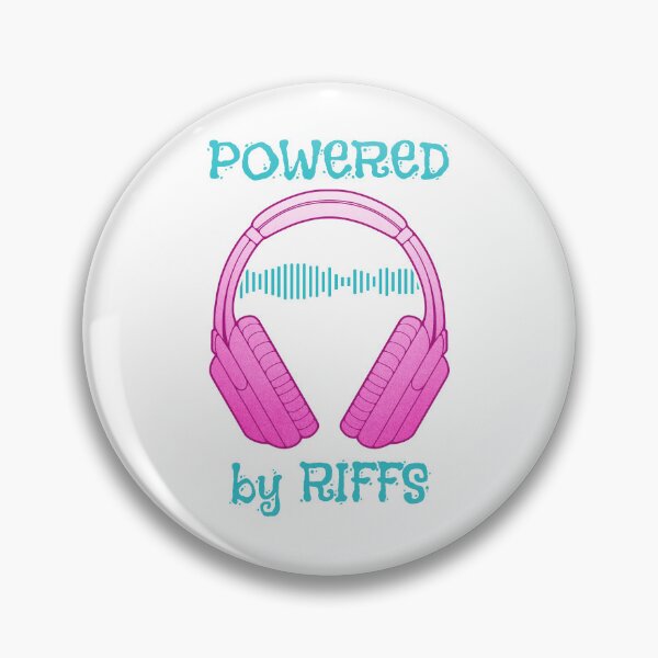 Item preview, Headphones | Powered By Riffs designed and sold by ObsidianDaz.