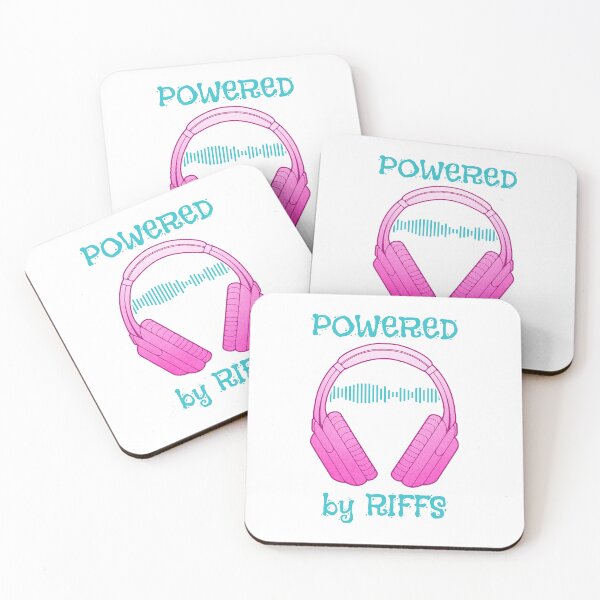 Item preview, Headphones | Powered By Riffs designed and sold by ObsidianDaz.