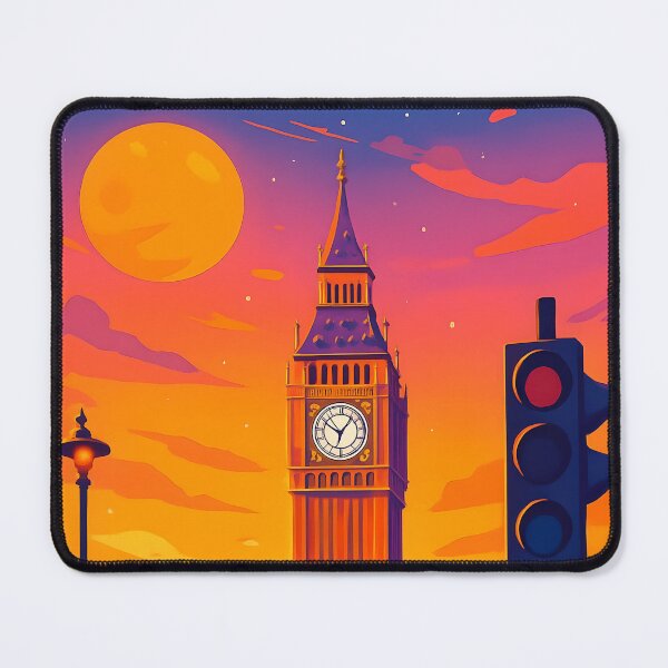 Item preview, Big Ben Sunset – London City Street Wall Poster designed and sold by LalaMyArt.
