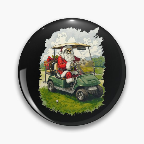 Artikelvorschau, Santa Skelett Golfwagenfahrer entworfen und verkauft von Zakrytos ★★★★★.