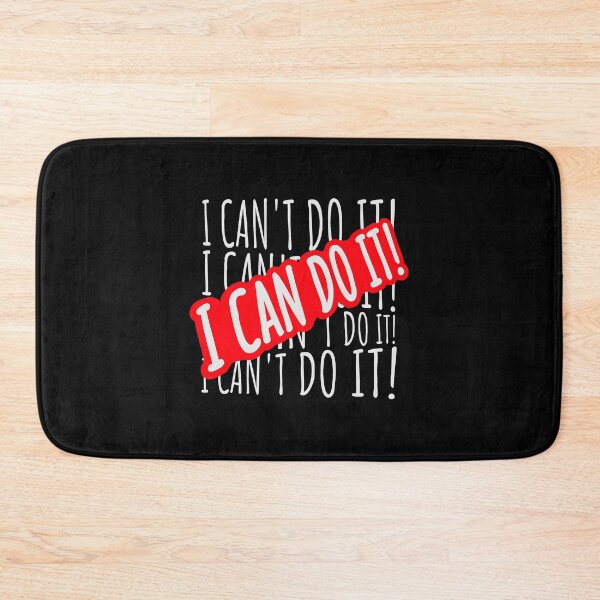 Item preview, I Can Do It Motivation Graffiti Mindset Training Quote designed and sold by shirt-o-mat.