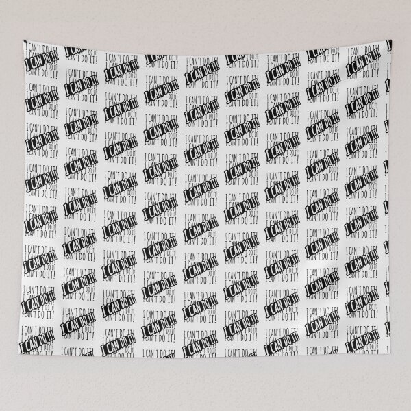 Item preview, I Can Do It Motivation Graffiti Mindset Training Quote designed and sold by shirt-o-mat.