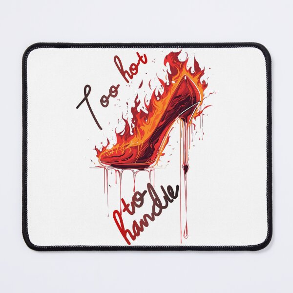 Item preview, Too Hot to Handle – Burning High Heel Stiletto with Fire & Power Design designed and sold by ParaSiempreS.