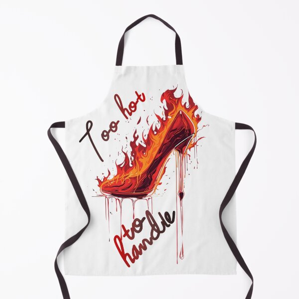 Item preview, Too Hot to Handle – Burning High Heel Stiletto with Fire & Power Design designed and sold by ParaSiempreS.