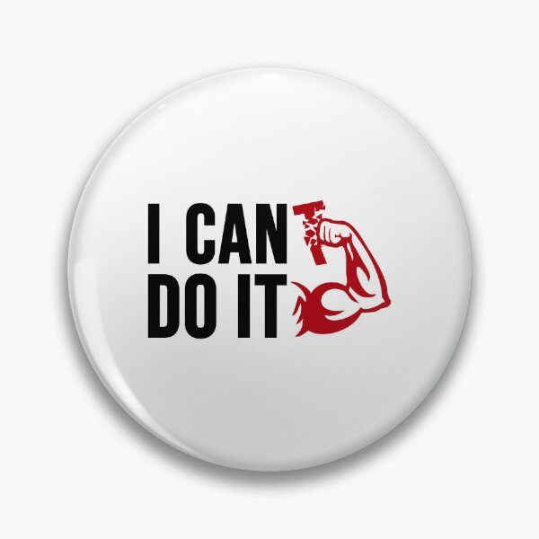 Item preview, I Can Do It Motivation Bodybuilder Mindset Training Quote designed and sold by shirt-o-mat.