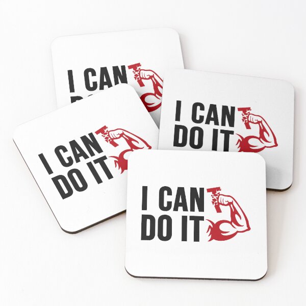 Item preview, I Can Do It Motivation Bodybuilder Mindset Training Quote designed and sold by shirt-o-mat.