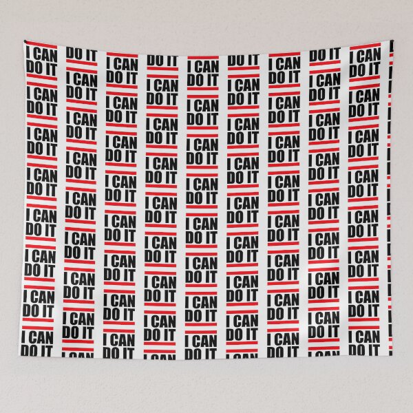 Item preview, I Can Do It Motivation Confidence Mindset Training Quote designed and sold by shirt-o-mat.